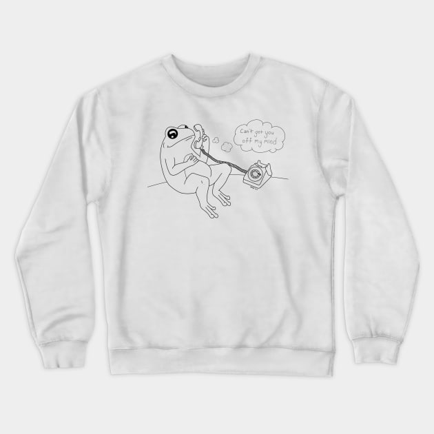 LNT Phone Frog Crewneck Sweatshirt by Natalie Gilbert